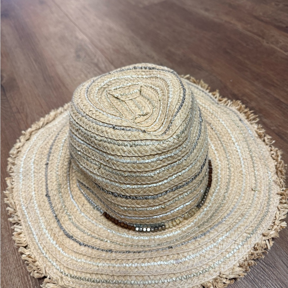 Stylish Tan Straw Hat